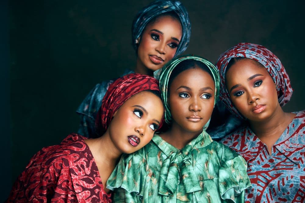 Women in colorful traditional attire